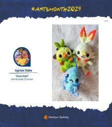 ArtsMonth2024: CUTE DOLLS Handmade Crochet